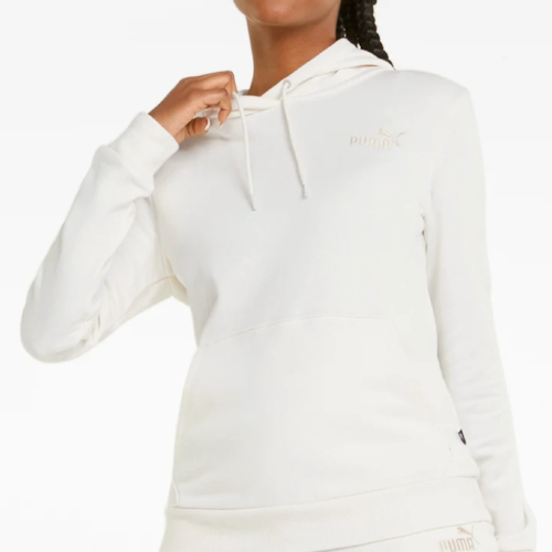 Blusa Moletom Puma Embroidery Hoodie Capuz Feminino