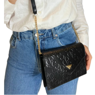 Bolsa Classe Couro Crossbody Bag Lia