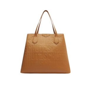 Bolsa Schutz Shopping Grande Trixie Marrom Feminina