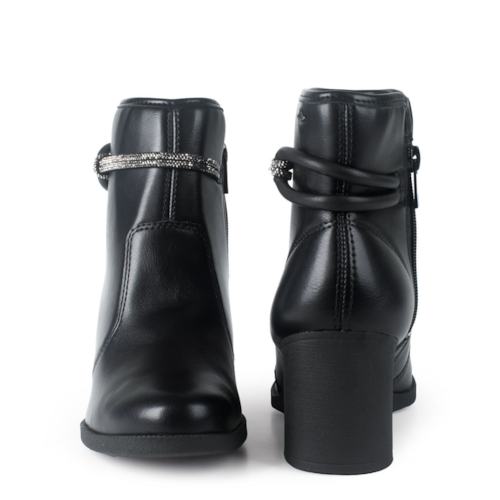 Bota Dakota de Cano Curto Preta Feminina