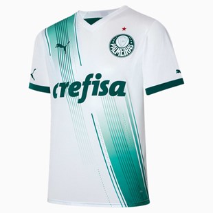 Camiseta Puma Palmeiras Torcedor Masculina Branca