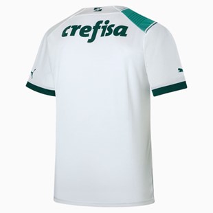 Camiseta Puma Palmeiras Torcedor Masculina Branca