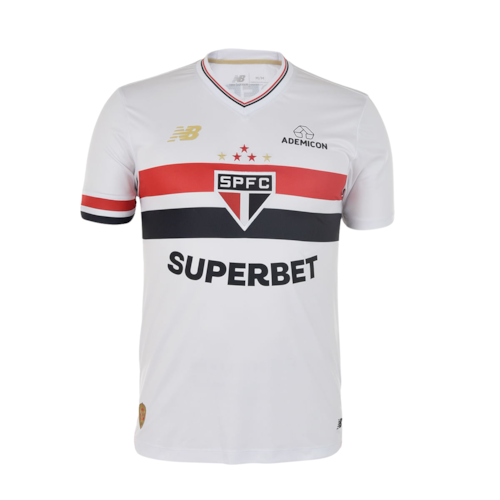 Camiseta Sao Paulo Spfc 2025 New Balance Masculino