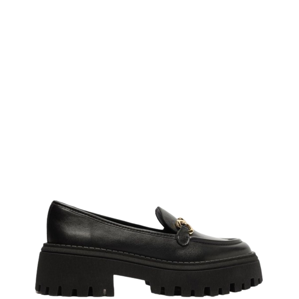 Mocassim Loafer Arezzo Feminino Tratorado Preto ARACALCE