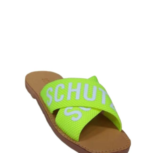 Rasteira Schutz Amarelo Neon Feminina