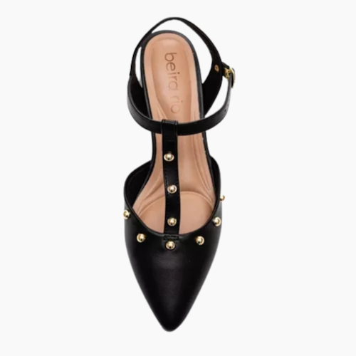 Sapato Slingback Beira Rio Bico Fino Feminino