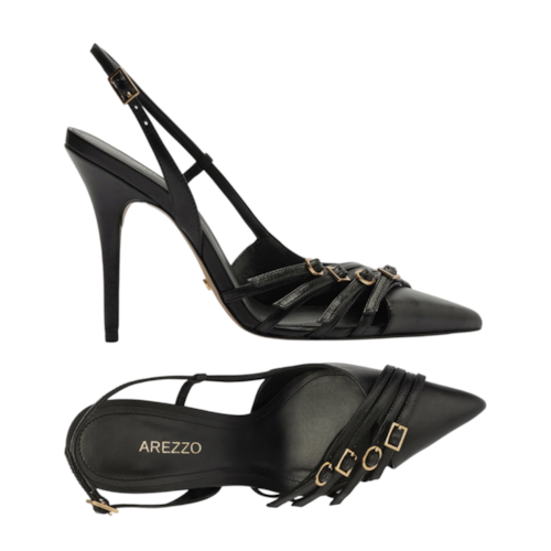 Scarpin Arezzo com Tiras Afiveladas Feminino