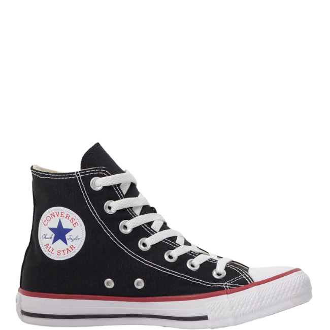 Tênis All Star Chuck Taylor Converse Cano Alto Preto Vermelho