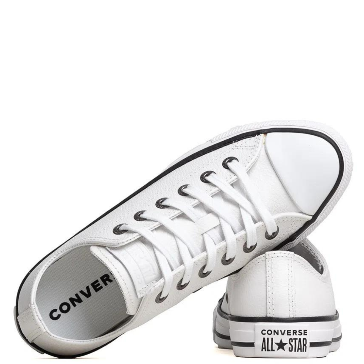 Converse slip on couro 2024 branco