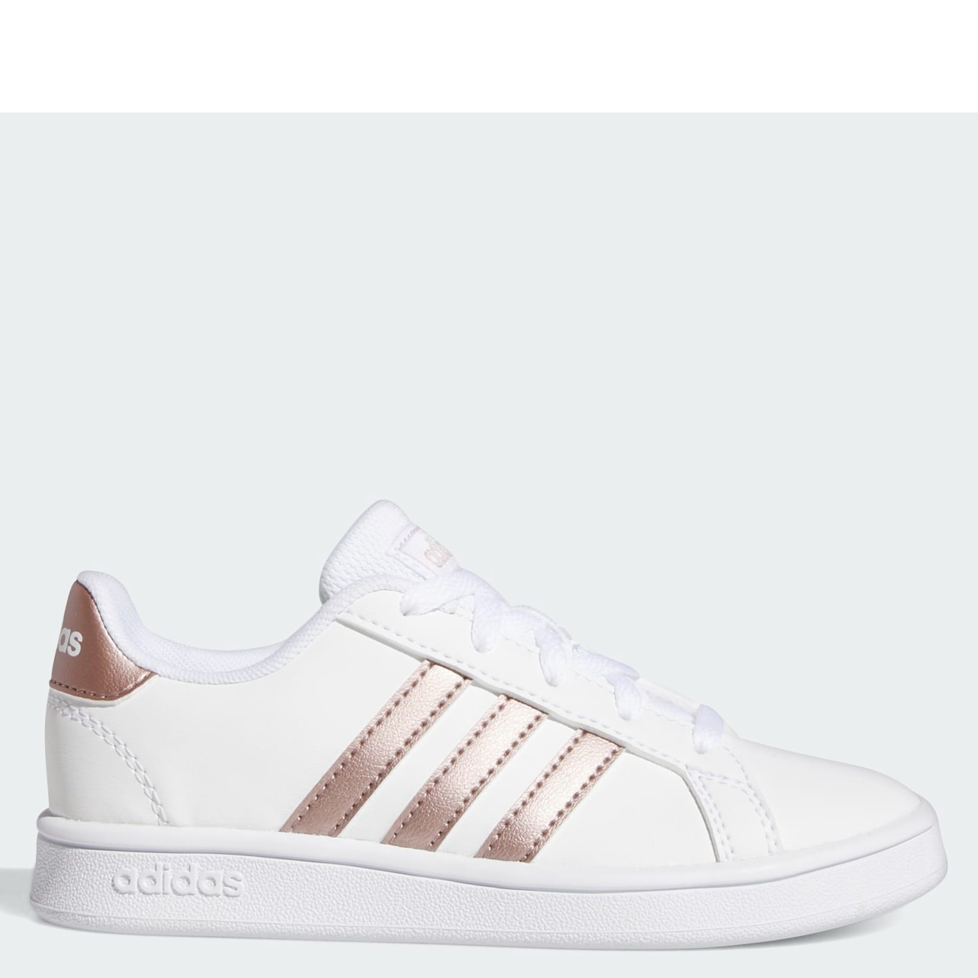 adidas grand court k rose gold