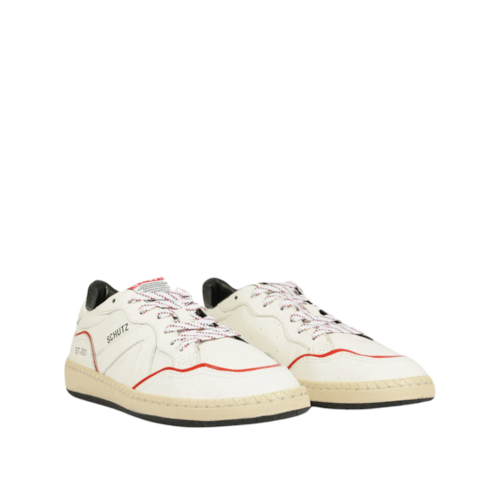 Tênis Schutz Off White/Vermelho Feminino