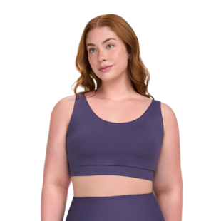 Top Alto Giro Elastico Plus Size Feminino